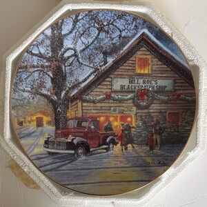 “The Perfect Tree” decorative Plate by D Barnhouse & Heartland Collection